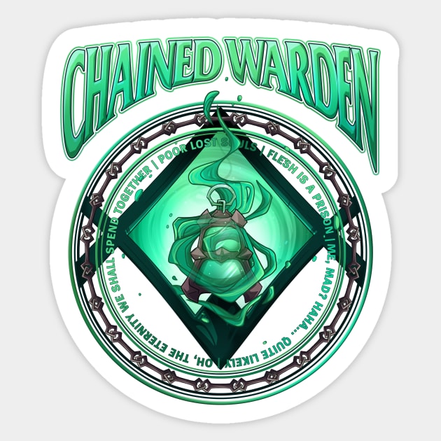 The Chain Warden Sticker by Eris_France